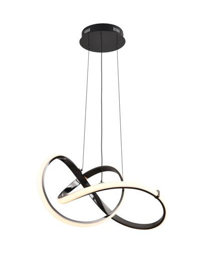 Підвісний світильник INDIGO LAMPA Хром/BLACK ХромE MD9717-1-3BCD