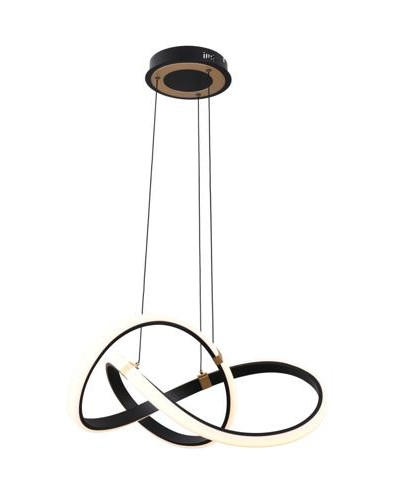 Підвісний світильник Чорно-Золото BLACK-GOLD MD9717-1-3BGD INDIGO LAMPA