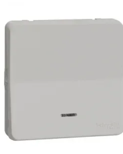 Механизм переключателя с подсветкой белый IP55 MUREVA S