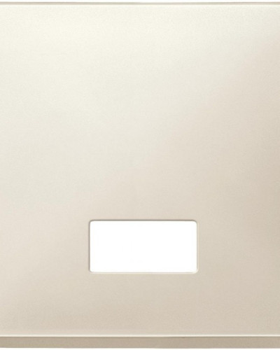 Клавіша з прямокутним віконцем для символів, бежевий,  Merten Antique, Schneider Electric MTN411844