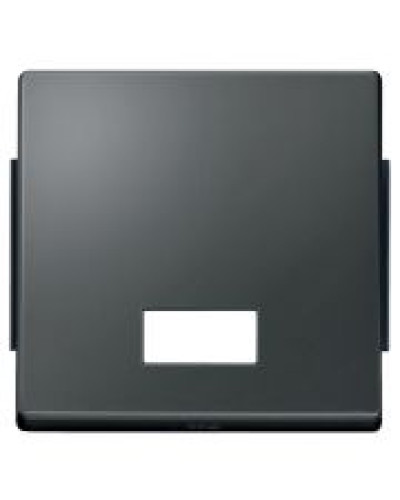 Клавіша з прямокутним віконцем для символів, антрацит, Merten Aquadesign Schneider Electric MTN343814