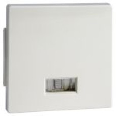 Клавиша с прямоугольным окошком для символов, полярно-белый, Merten Aquadesign Schneider Electric MTN343819