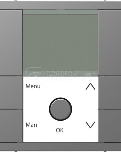 Модуль таймера с дисплеем, нержавеющая сталь MERTEN D-Life PlusLink Schneider Electric MTN5755-6036
