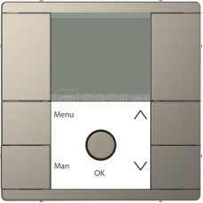 Модуль таймера с дисплеем, Никель, MERTEN D-Life PlusLink Schneider Electric MTN5755-6050