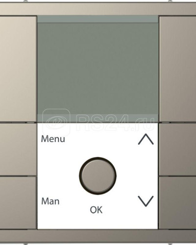 Модуль таймера с дисплеем, Никель, MERTEN D-Life PlusLink Schneider Electric MTN5755-6050