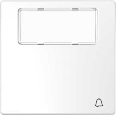 Клавиша с полем для надписи
и значок «звонок», белый лотос MERTEN D-Life Schneider Electric MTN3365-6035
