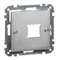 Центральна плата для розеток RJ11/RJ45 1 постова ,алюміній, System M Merten Schneider Electric MTN291160