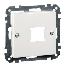 Центральна плата для розеток RJ11/RJ45 1 постова ,полярно-білий System M Merten Schneider Electric MTN291519