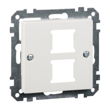 Центральна плата для розеток RJ11/RJ45 2- постова полярно-білий, System M Merten Schneider Electric MTN291619