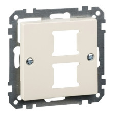 Центральна плата для розеток RJ11/RJ45 2- постова ,бежевий, System M Merten Schneider Electric MTN291644
