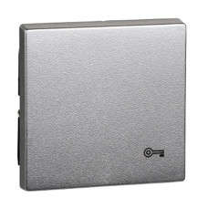 Клавиша для выключателя с значком "ключ", алюминий, Merten System M Schneider Electric MTN3303-0460