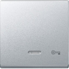 Клавиша со световым индикатором и символом "ключ", алюминий, Merten System M Schneider Electric MTN430760