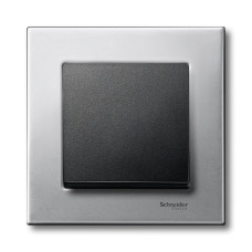 Клавиша с полем для надписи, антрацит Merten System M Schneider Electric MTN433314