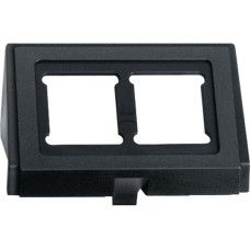 Накладка для розетки з нахилом. ACS типу MINI C, чорний, System M/System D, Merten, Schneider Electric MTN464383