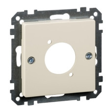 Центральна накладка для аудіоштекера XLR, бежевий, Merten System M Schneider Electric MTN468044
