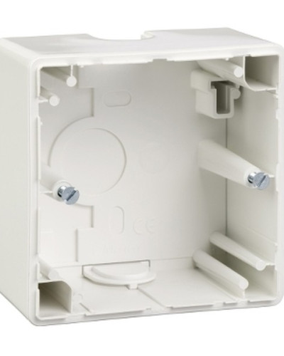 Корпус для открытого монтажа, 1-постовый, активно-белый, Merten, M-Smart Schneider Electric MTN512125