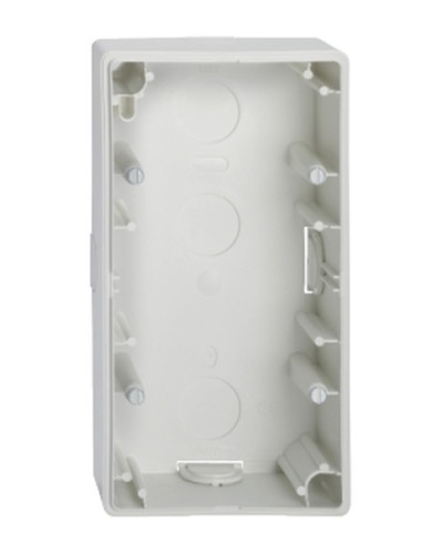 Корпус для открытого монтажа, 2-постовый, полярно-белый, Merten, M-Smart Schneider Electric MTN512219