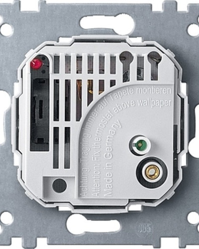 Механізм терморегулятора з вимикачем, AC 24 В, 1(1) A,  KNX, Merten, Schneider Electric MTN536304