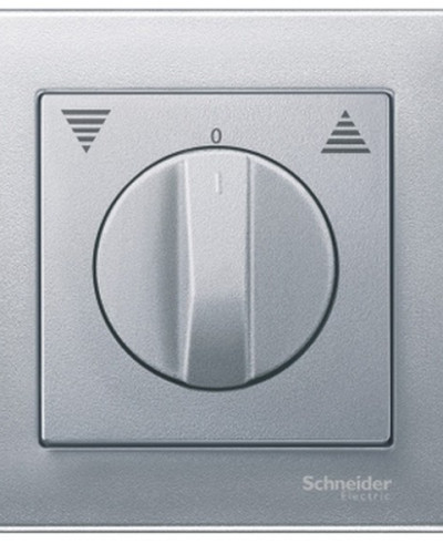 Накладка вимикача управління жалюзі з фіксатором, алюміній, Merten System M Schneider Electric   MTN569860
