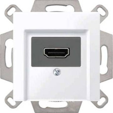 Merten Розетка Schuko с 2 USB зарядным устройством 2,4 А, Активно белый, Schneider Electric SM MTN2366-0325