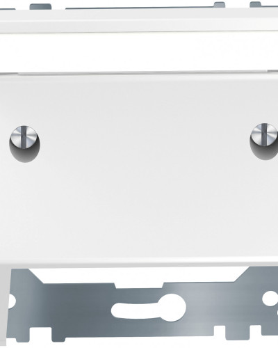 Центральна накладка з нахилом, білий лотос, Merten System Design D-Life, Schneider Electric MTN4540-6035
