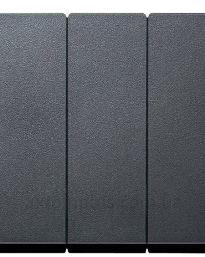 Потрійна клавіша, антрацит,Merten System M, Schneider Electric MTN311914