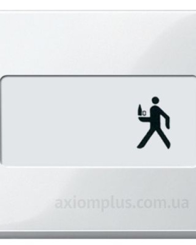 Клавіша  з полем для підпису,полярно  білий, Merten System M Schneider Electric MTN432319