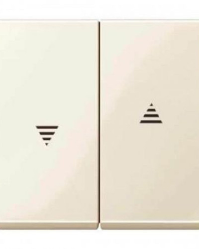 Двойная клавиша для клавишного и кнопочного выключателя, бежевый, Merten System M Schneider Electric MTN432444