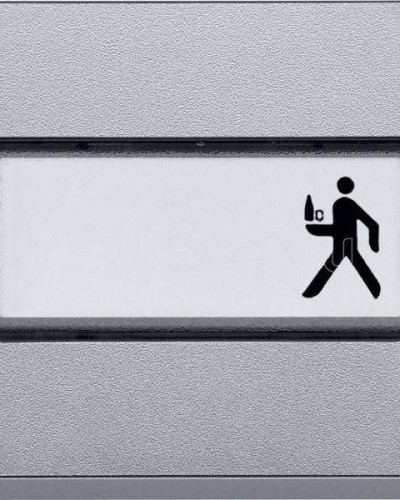 Центральна плата з віконцем для надпису,полярно-білий, Merten System M Schneider Electric MTN587419