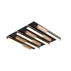 Стельовий світильник Чорний-Дерево BLACK-WOOD ELIOT LAMPA MX4980-6S-3BMT