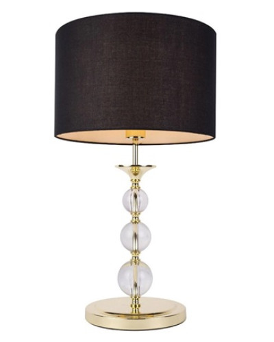 Настольная лампа ZŁOTO-Черный/GOLD-BLACK RLT93163-1GB REA II LAMPA