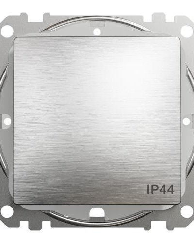 Одноклавишный переключатель IP44 Матовый алюминийSedna Design Schneider Electric SDD270106