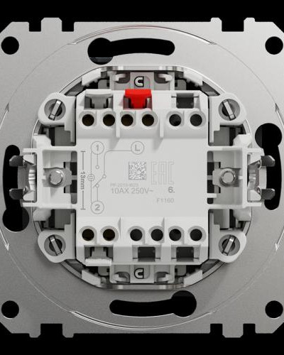 Одноклавишный переключатель с подсветкой Черный Sedna Design Schneider Electric SDD114106L