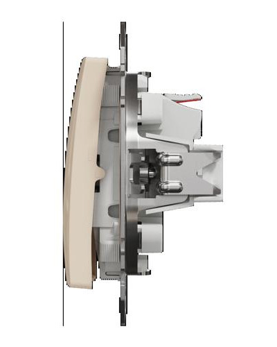Одноклавишный выключатель, бежевый, Sedna Design&Elements,SDD112101 Schneider Electric