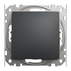 Одноклавишный выключатель, Черный, Sedna Design&Elements,SDD114101 Schneider Electric