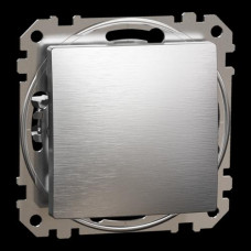 Одноклавишный выключатель, Матовый алюминий, Sedna Design&Elements, SDD170101 Schneider Electric