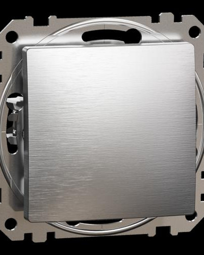 Одноклавишный выключатель, Матовый алюминий, Sedna Design&Elements, SDD170101 Schneider Electric