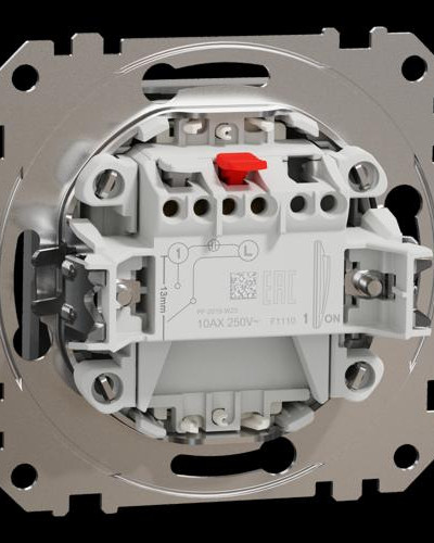 Одноклавішний вимикач з LED підсвіткою Алюміній Sedna Design Schneider Electric SDD113101L