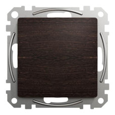 Однопостовая заглушка, Sedna Design & Elements, Венге-эффект дерева, SDD181904, Schneider Electric