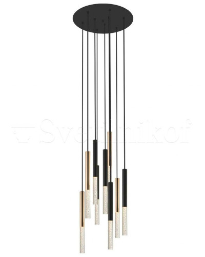 Подвесной светильник ONE LAMPA черный мат+золото/matt black+french gold P0461-09L-P7SD