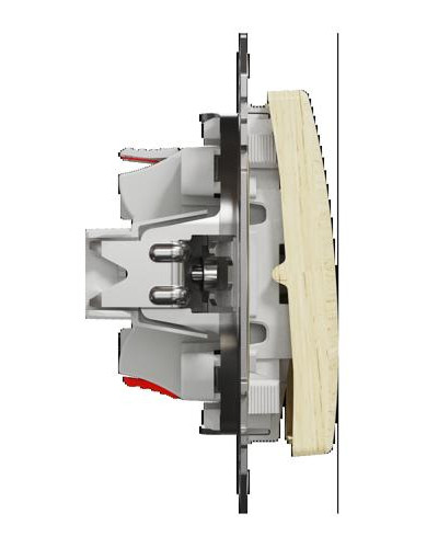 Перекрестный/промежуточный выключатель,Береза, Sedna Design&Elements Schneider Electric SDD180107
