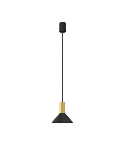 Підвісний світильник Nowodvorski HERMANOS A BLACK/SOLID BRASS PL