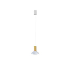 Підвісний світильник Nowodvorski HERMANOS C WHITE/SOLID BRASS PL