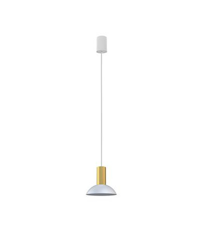 Підвісний світильник Nowodvorski HERMANOS C WHITE/SOLID BRASS PL