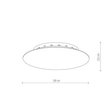  Потолочна основа для світильника Nowodvorski CAMELEON CANOPY A MINI WHITE PL