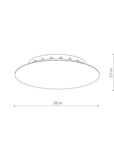 Потолочна основа для світильника Nowodvorski CAMELEON CANOPY A MINI WHITE PL