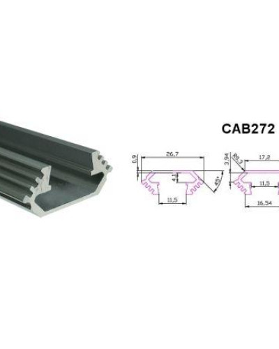 Профиль ал. CAB272-AL-1м. профиль