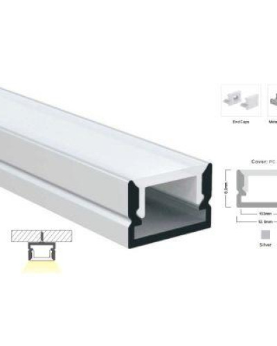 Профиль алюминиевый LP-SL140B-1м.