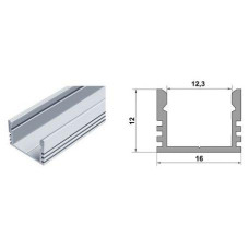 Профиль алюминиевый ЛП12-1м.