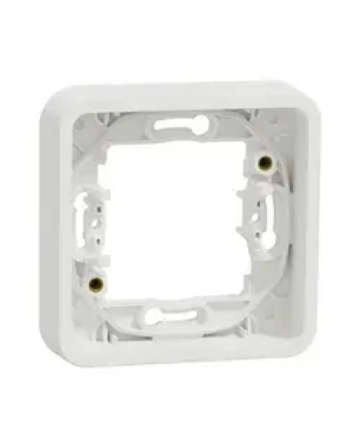 Рамка 1-постовая белая IP55 MUREVA S